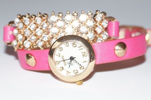 Armbanduhr (rosa) - energetische Zeitkontrolle