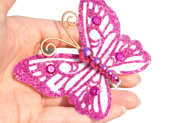 Happy Energie - Schutz für Dein Zuhause - rosa Schmetterling